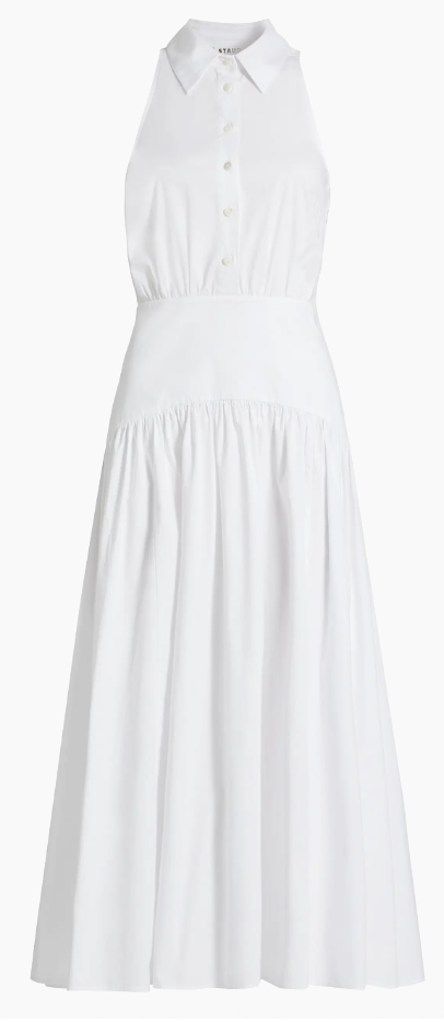 Staud Sleeveless Shirtdress 
